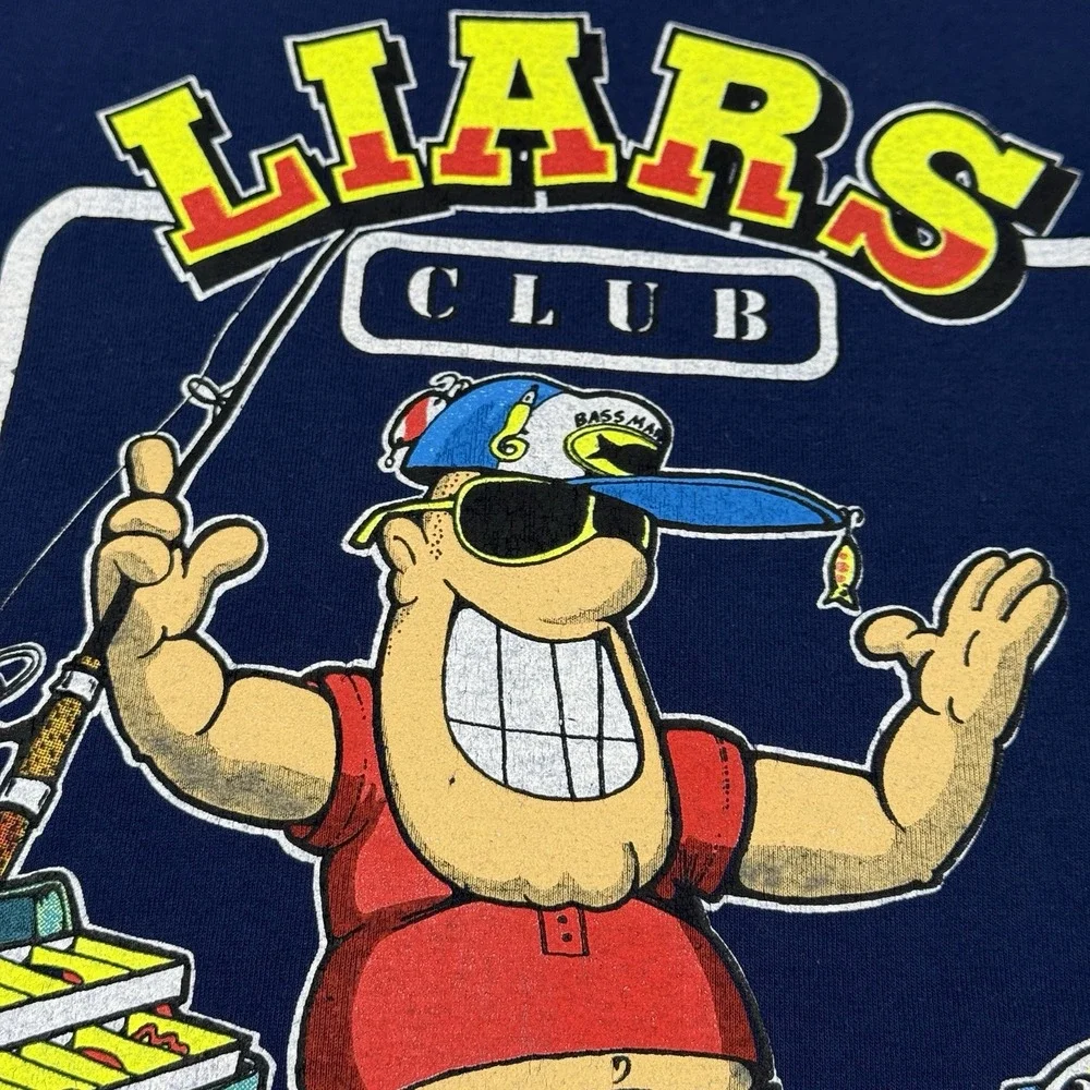 Vintage Liars Club Lake Mead T-Shirt Mens XL 1991 Wild Hare‎ Single Stitch USA